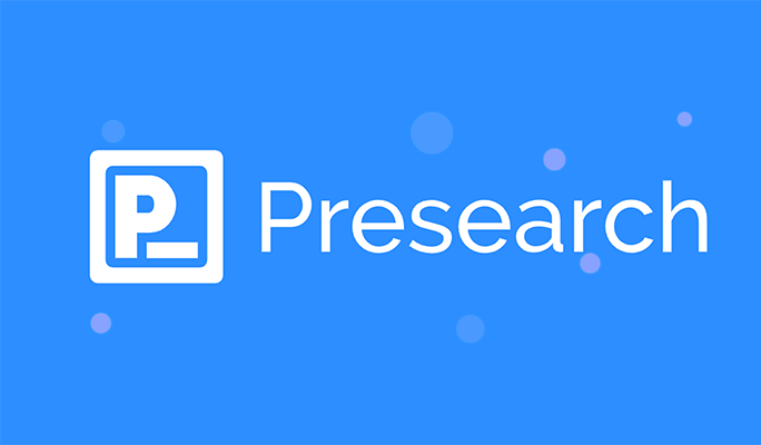 Presearch decentralized search engine